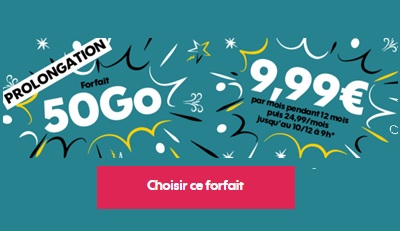 forfait sosh noël 50Go