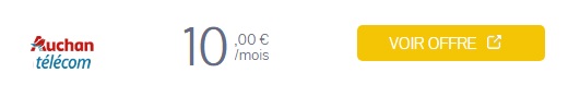forfait auchan 50Go à 10 euros
