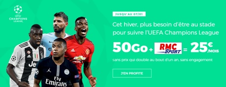 Série limitée 50Go RMC Sports RED By SFR