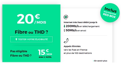 RED BOX ADSL ou Fibre