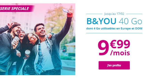 la promo B&You de Bouygues Telecom