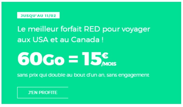le forfait RED 60Go