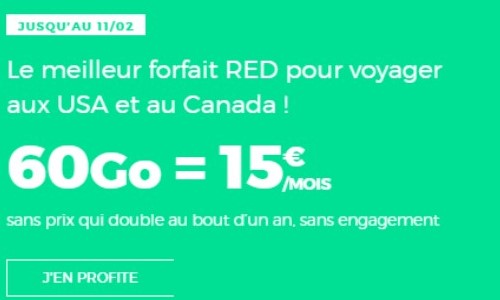 le forfait RED 60Go