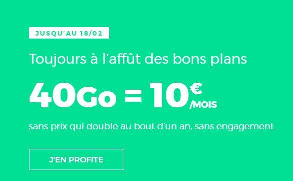 abonnement 40go red by sfr