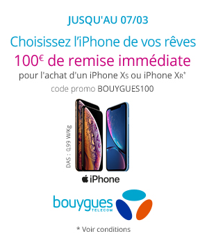 Promo Bouygues Telecom iphone
