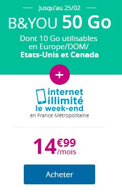 B & You forfait 50Go