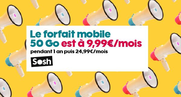 Forfait Sosh 50Go