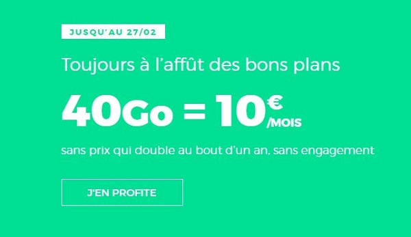 Forfait RED by SFR 40Go