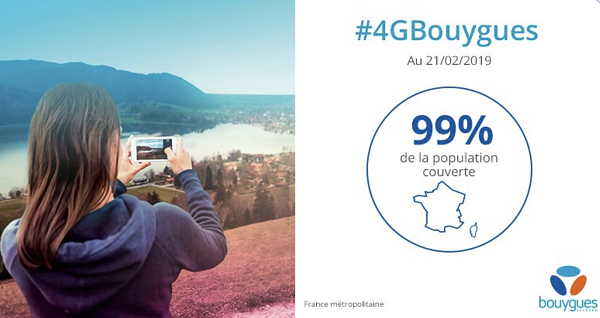 Couverture 4G Bouygues Telecom