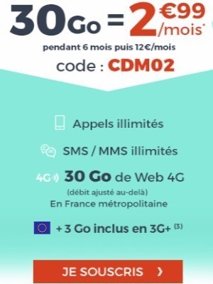 cdiscount mobile 30go
