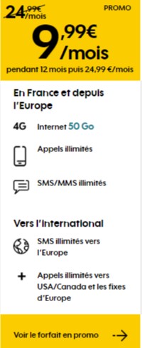 le forfait SOSH 50Go