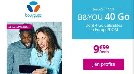 le forfait B and You 40Go