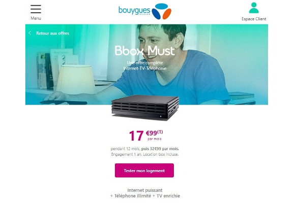 Bbox Must Bouygues Telecom