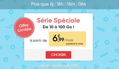 Forfait Série Spéciale Prixtel