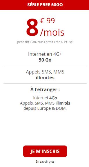 Série Free Mobile 50Go