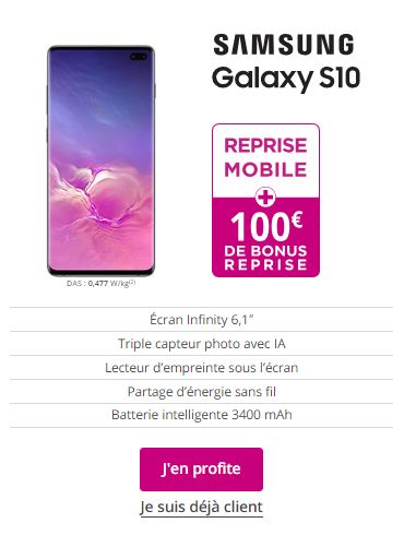 Samsung Galaxy S10 Bouygues Telecom