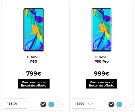 Huawei P30 et P30 Pro