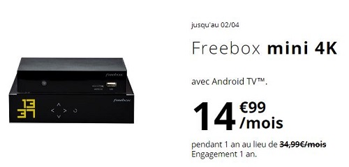 Freebox Mini 4K pas chère