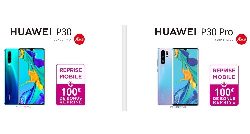 Huawei P30 en promo chez Bouygues Telecom
