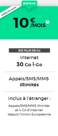 Forfait 30Go red by sfr