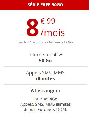 Série Free 50Go en promo