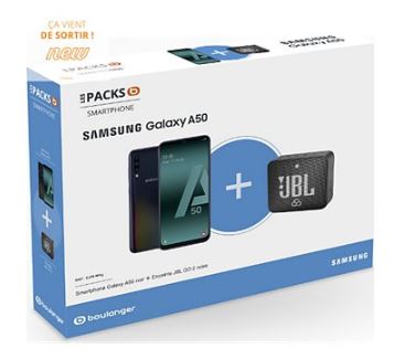 Pack Boulanger Samsung Galaxy A50 et enceinte