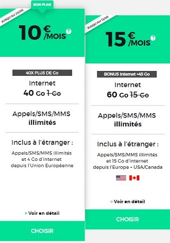 Forfaits RED by SFR pas chers