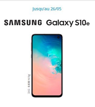 Samsung Galaxy S10 pas cher