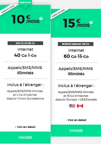 Forfaits RED by SFR pas chers