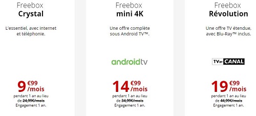 Freebox en promo
