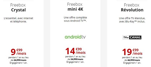 Freebox en promo