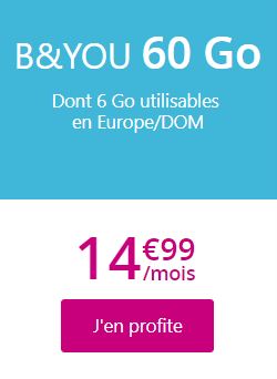 Forfait B&You pas cher