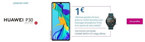 Huawei P30 à 1€