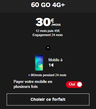Forfait SFR en promo