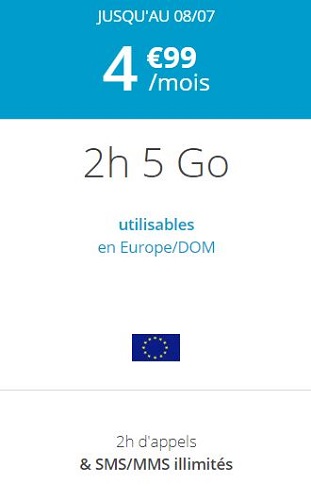 Forfait B&You à 5 euros