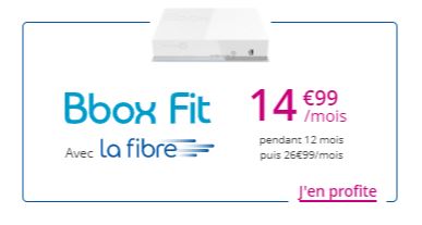 Bbox fit pas chère