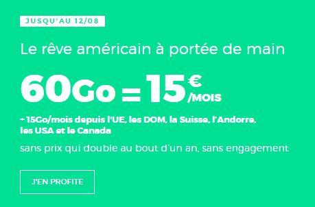 Forfait RED à 15€