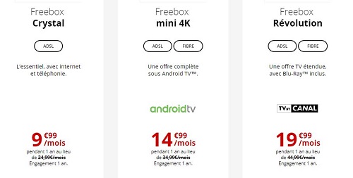 Freebox en promo