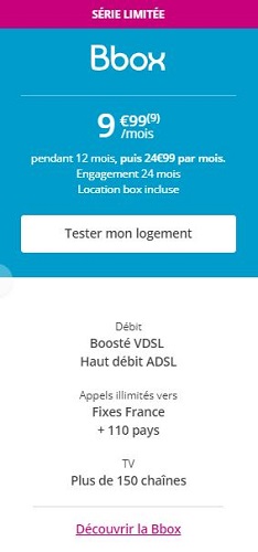 BBOX ADSL Bouygues Telecom