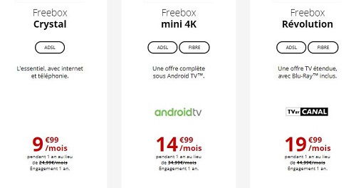 Freebox en promo