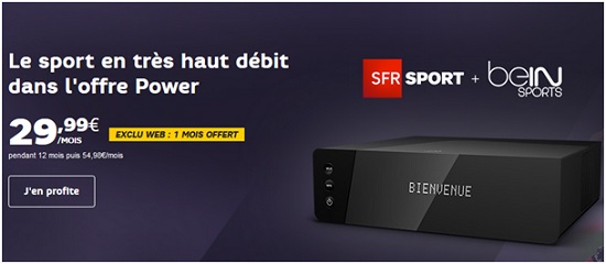 SFR Box : Des nouvelles offres avec SFR Sport et beIN Sports