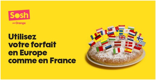 Nouveauté : Utilisez votre forfait en Europe comme en France avec SOSH