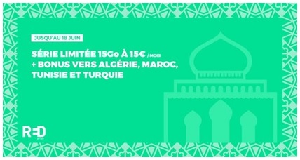 Dernier jour pour saisir le bonus Maghreb Turquie chez RED by SFR