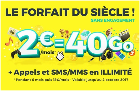 Cdiscount Mobile casse les prix avec un forfait illimité 40Go à 2 euros