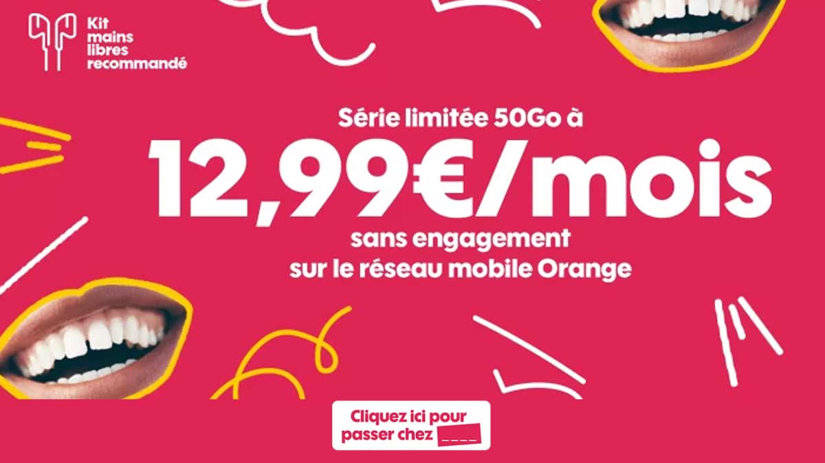 De nouvelles promos forfaits mobiles SOSH by Orange annoncées avant le Black Friday