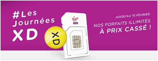 Virgin Mobile prolonge ses forfaits illimités à prix cassé jusqu'au 15 février !