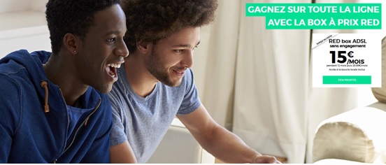 Votre abonnement Internet (ADSL) à 15 euros par mois chez RED by SFR