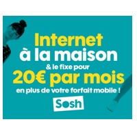 BON PLAN SOSH : Internet + forfait mobile à 24.99€ !