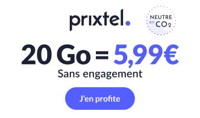 promo forfait Oxygene 20Go
