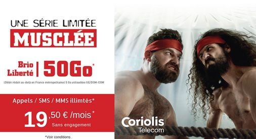 La Série Limitée 50Go sans engagement toujours disponible chez Coriolis